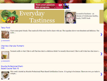 Tablet Screenshot of everydaytastiness.com